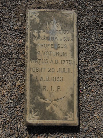 Tombstone of Theodosius Kalluh, Ternopil cemetery, as of 2016