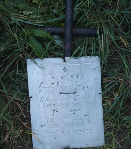 Nagrobek rodziny Rudziewiczów, cmentarz w Tarnopolu, stan z 2016 r.