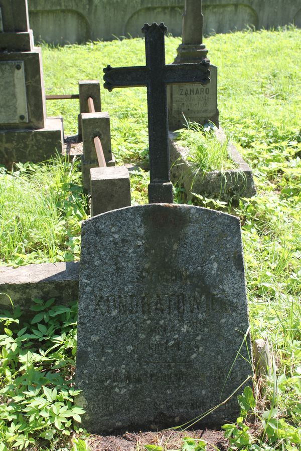 Nagrobek Szymona Kondratowicza, cmentarz Na Rossie w Wilnie, stan z 2013 roku