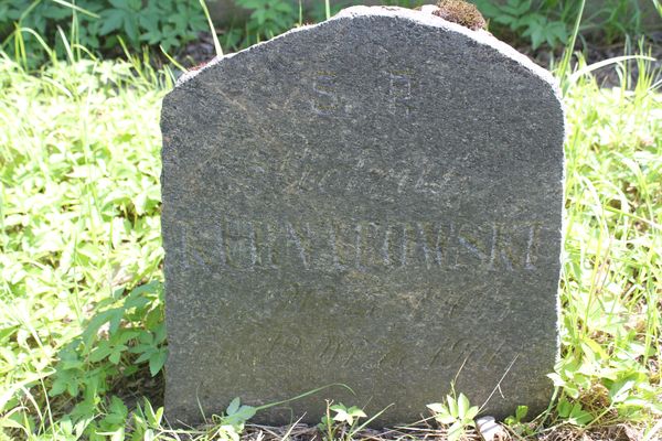 Tombstone of Piotr Kurnatowski, Na Rossie cemetery in Vilnius, as of 2013