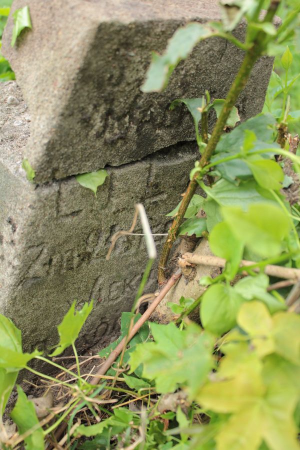 Tombstone of Malvina Lilia, Na Rossie cemetery in Vilnius, as of 2013