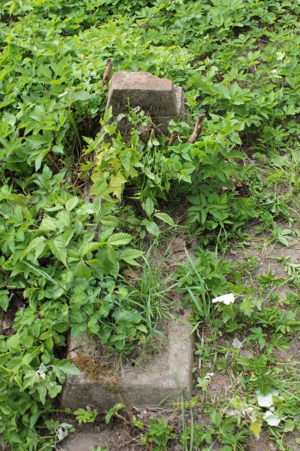 Tombstone of Malvina Lilia, Na Rossie cemetery in Vilnius, as of 2013