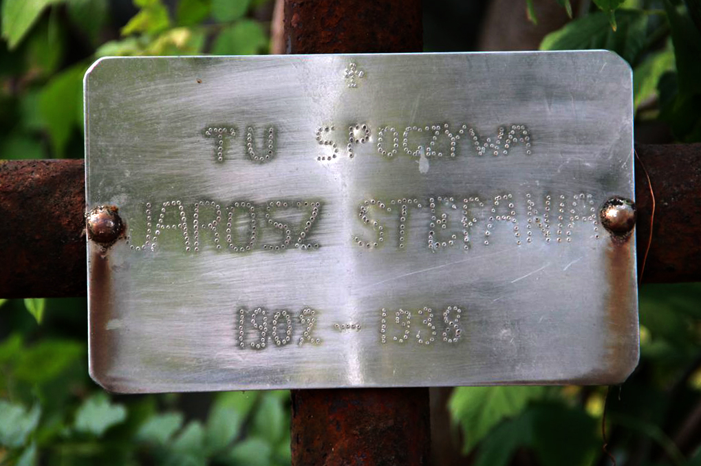 Tombstone of Stefania Jarosz, cemetery of the former Ternopil district, as of 2016.