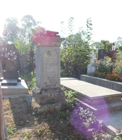 Nagrobek Amilkara Szeliskiego, cmentarz w Tarnopolu, stan z 2016 roku