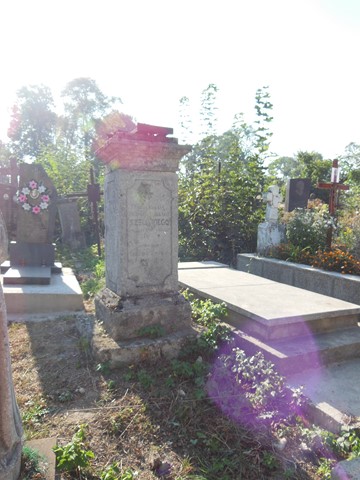 Nagrobek Amilkara Szeliskiego, cmentarz w Tarnopolu, stan z 2016 roku