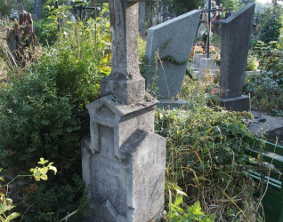 Nagrobek Jana i Pola Werndl, cmentarz w Tarnopolu, stan z 2016