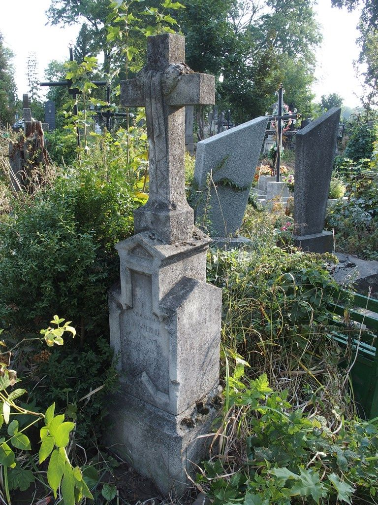 Nagrobek Jana i Pola Werndl, cmentarz w Tarnopolu, stan z 2016