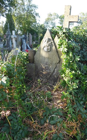 Tombstone of Olga Krupa, Ternopil cemetery, state of 2016