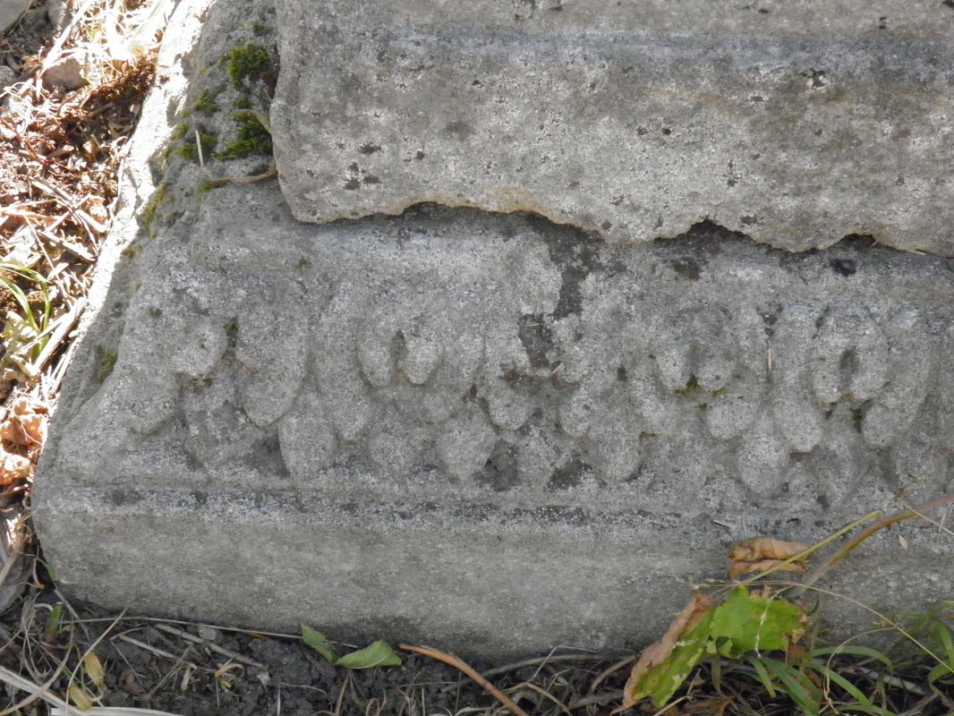 Detail of Stefan Milski's tombstone, Ternopil cemetery, 2016 status