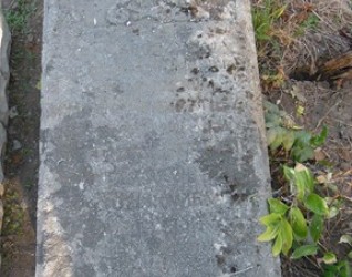 Płyta nagrobna Filipiny Domaradzkiej, cmentarz w Tarnopolu, stan z 2016 roku