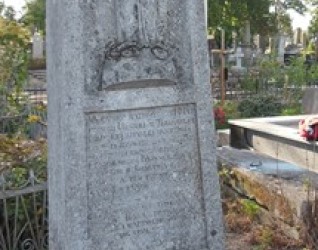 Nagrobek Urszuli i Stanisława Bielińskich, cmentarz w Tarnopolu, stan z 2016 roku