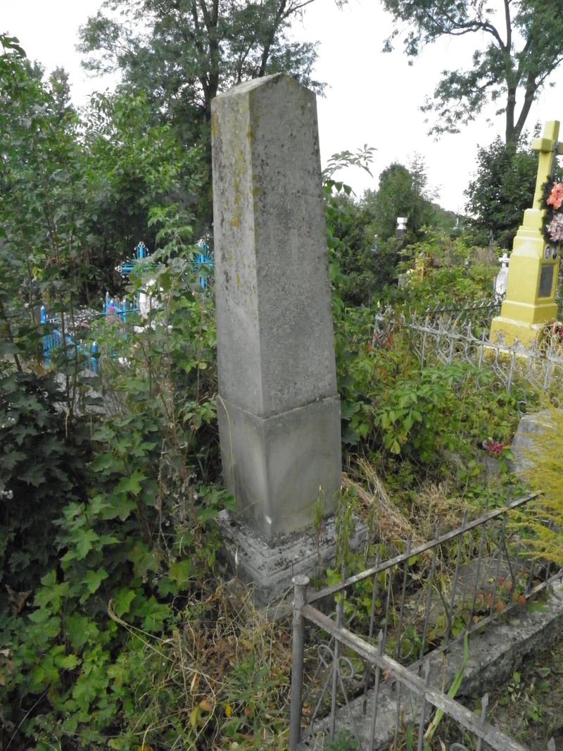 Nagrobek Karola Niementowskiego, cmentarz w Tarnopolu, stan z 2016