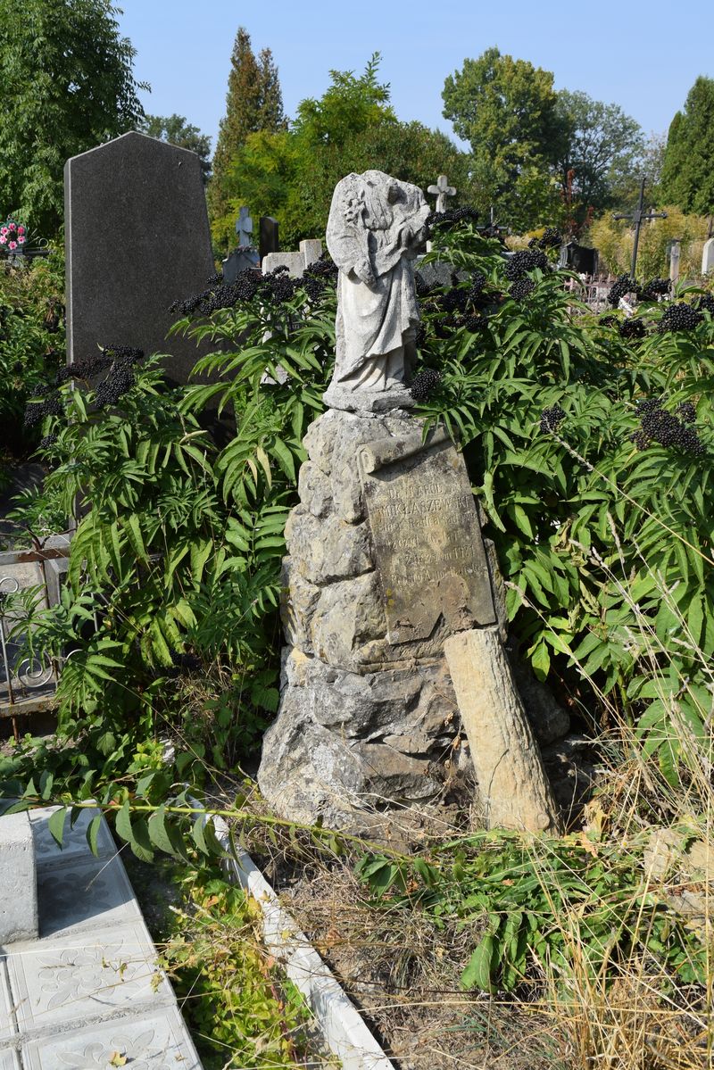Tombstone of Karol Mikłaszewski, Ternopil cemetery, state before 2016