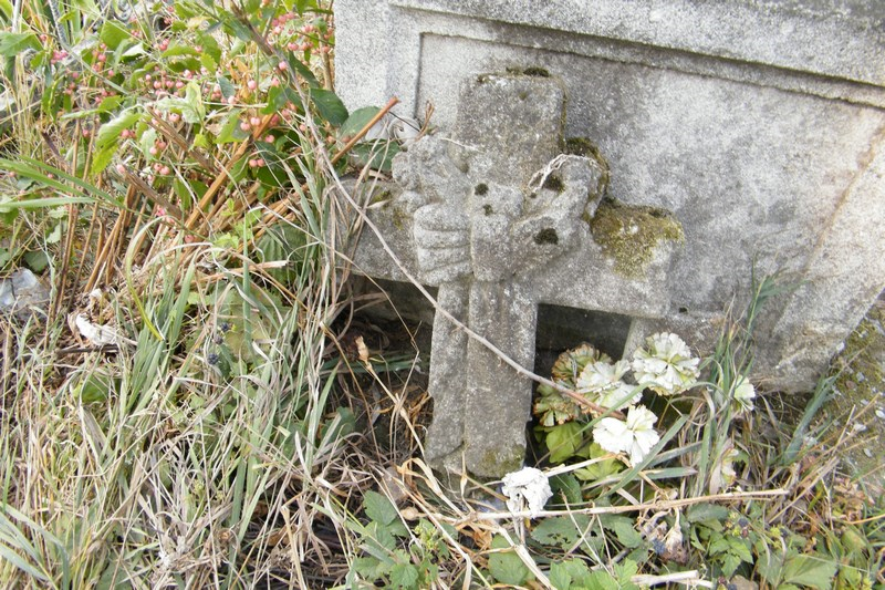 Gravestone crowning of Michal Puzak, Ternopil cemetery, state of 2016