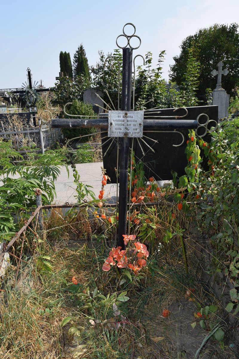 Nagrobek Franciszka Burmenda, cmentarz w Tarnopolu, stan przed 2016