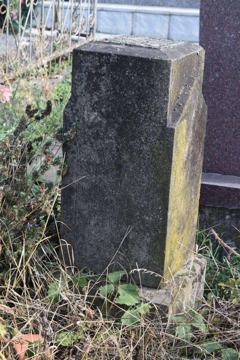 Tombstone of Franciszek and Roman Korczynski, Ternopil cemetery, state before 2016
