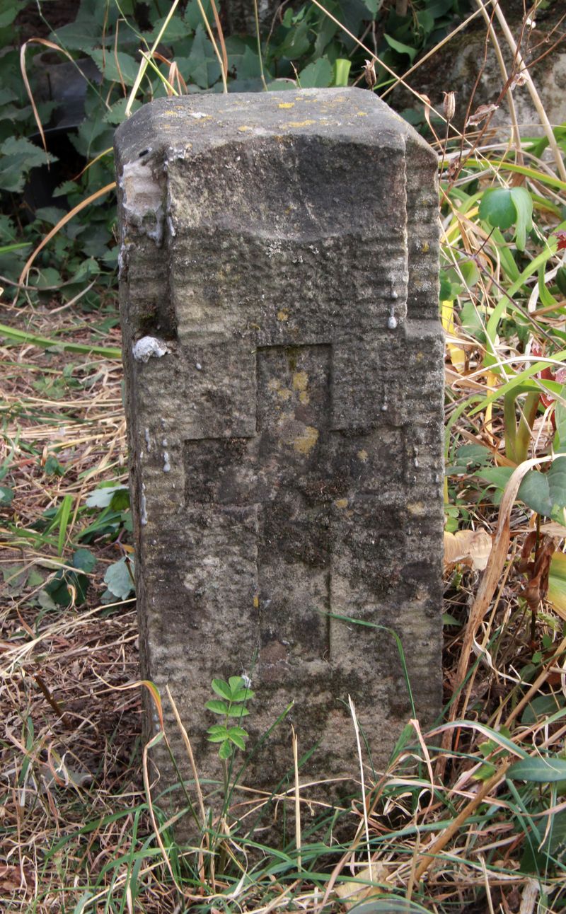 Tombstone of Basil Krzeczkowski, fragment, Ternopil cemetery, pre-2016 state