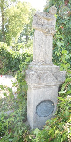 Tombstone of Antoni Skibiński, Ternopil cemetery, as of 2017