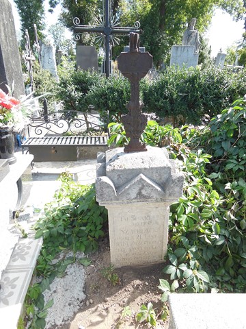 Tombstone of Józefa Szlachecka, Ternopil cemetery, as of 2017