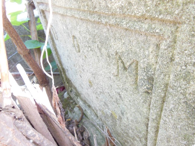 Fragment of N.N.'s tombstone, Ternopil cemetery, as of 2017