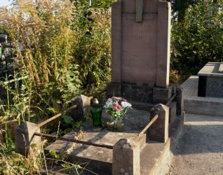 Nagrobek Stanisława Pihuta, cmentarz w Tarnopolu, stan z 2016