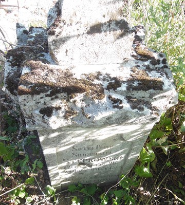 Tombstone of Piotr Stepowski, Ternopil cemetery, state of 2017