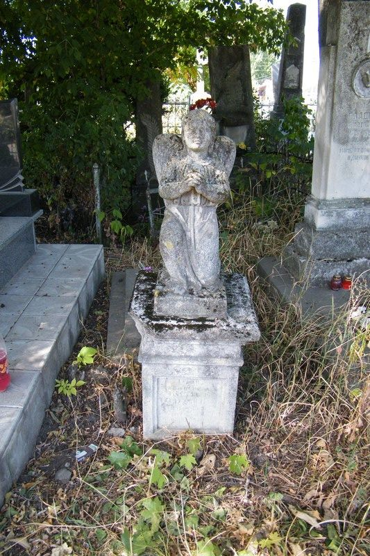 Nagrobek Ludwika Giżickiego, cmentarz w Tarnopolu, stan z 2016