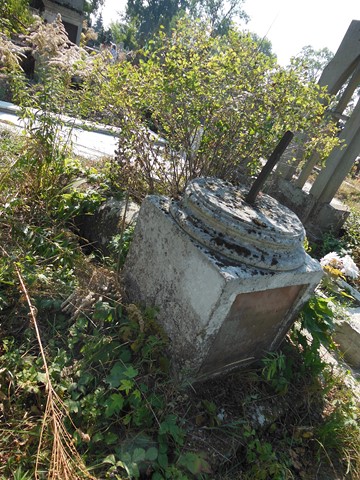 Nagrobek Joanny Derrer, cmentarz w Tarnopolu, stan z 2016