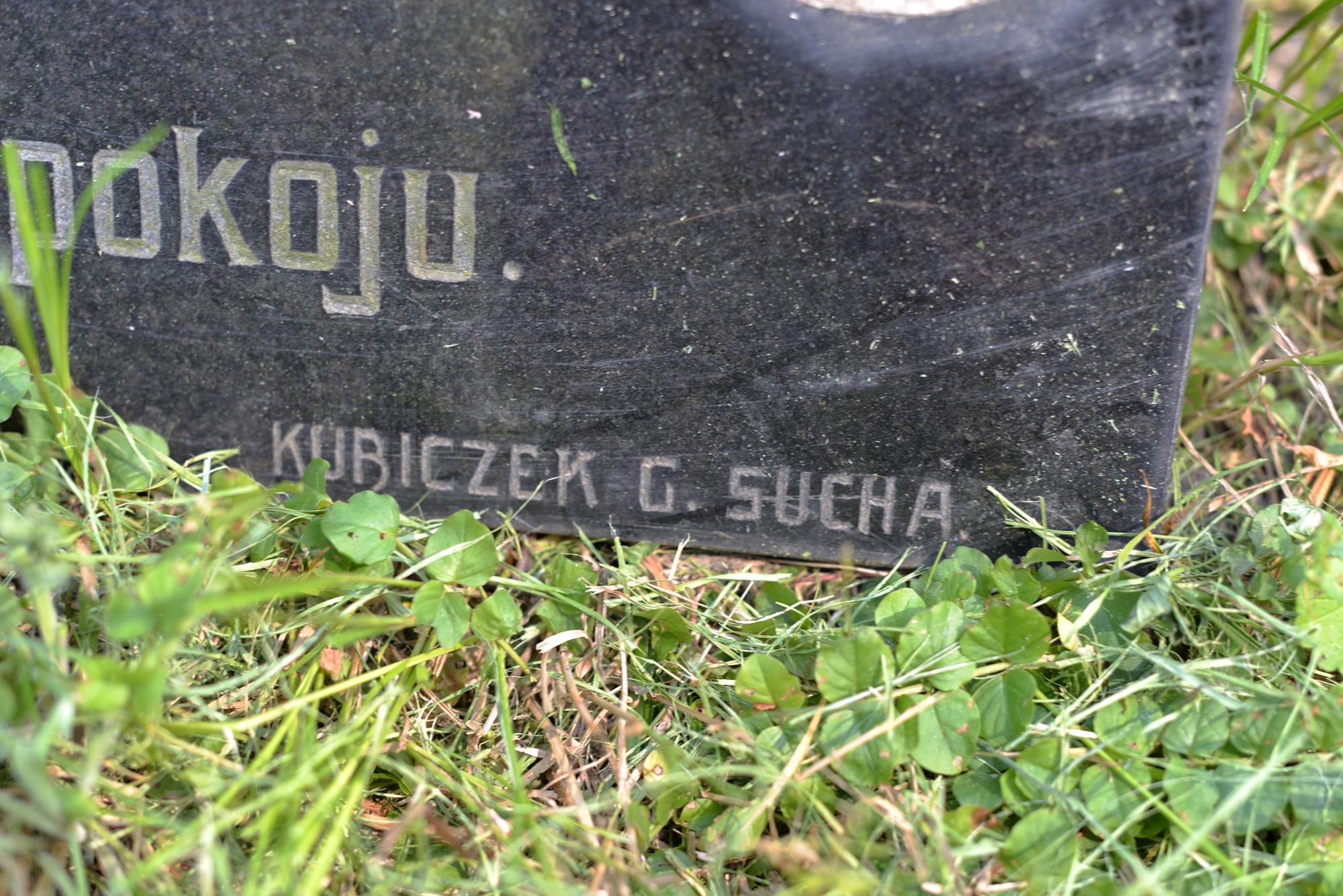Fotografia przedstawiająca Tombstone of Franciszka Zielonkowa, Karol Zielonka
