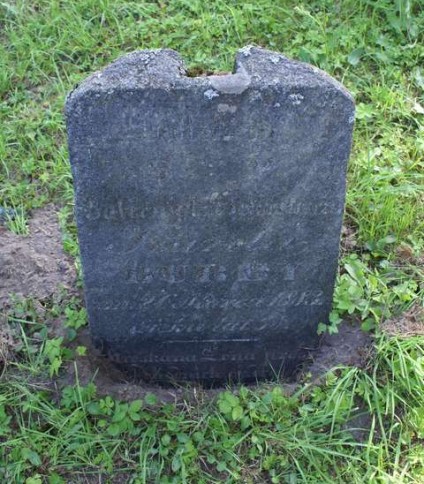 Nagrobek Karola Burby, cmentarz na Rossie w Wilnie, stan z 2013 r.