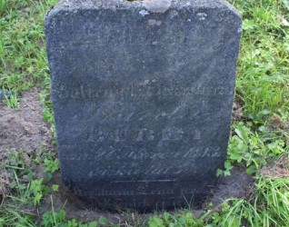 Nagrobek Karola Burby, cmentarz na Rossie w Wilnie, stan z 2013 r.