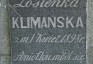 Photo montrant Tombstone of Zofia Klimanska