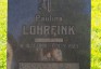 Fotografia przedstawiająca Tombstone of Pauline Loherfink