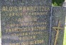 Photo montrant Tombstone of Alois and Alois Wawrzyczek, Franciszek Wozniak