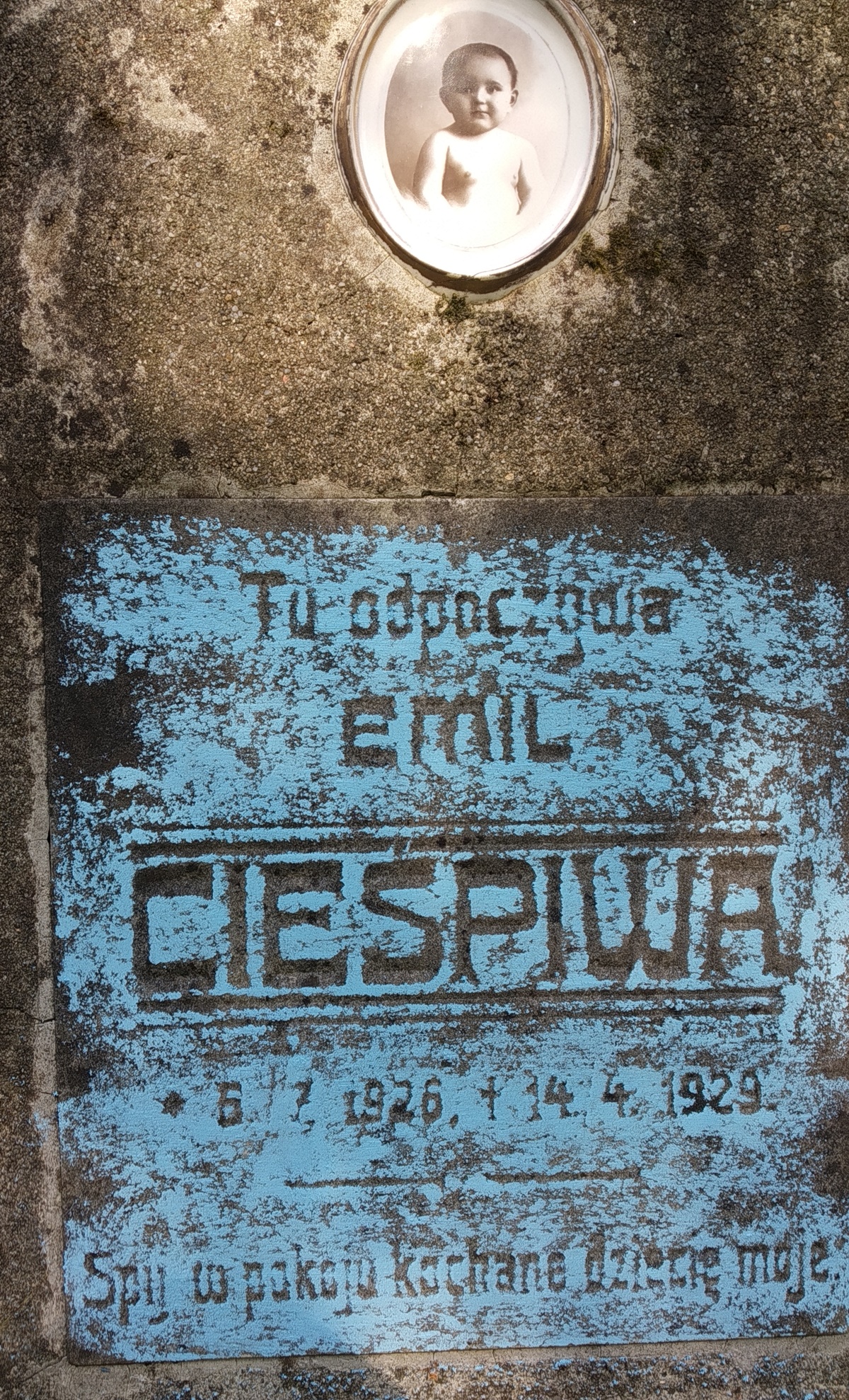 Photo montrant Tombstone of Emil Cieśpiwa