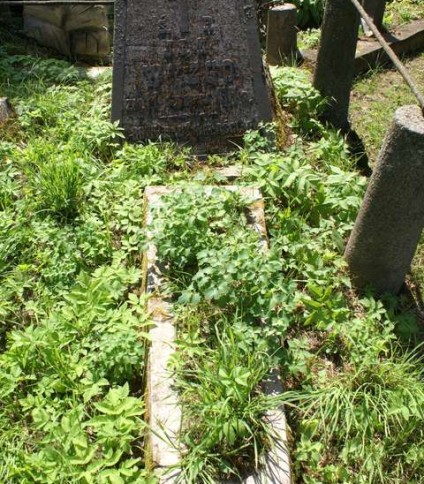 Nagrobek Jana Wyzgo, cmentarz na Rossie w Wilnie, stan z 2013 r.