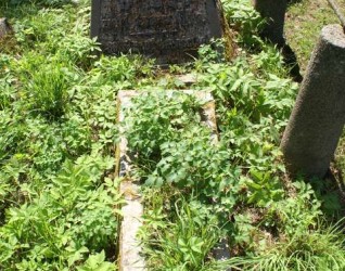 Nagrobek Jana Wyzgo, cmentarz na Rossie w Wilnie, stan z 2013 r.