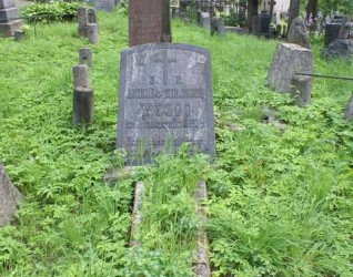 Nagrobek Anieli Wyzgo, cmentarz na Rossie w Wilnie, stan z 2013 r.