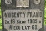 Fotografia przedstawiająca Tombstone of Vincent Franio
