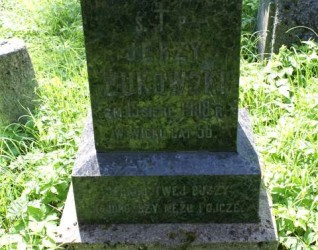 Nagrobek Jerzego Żukowskiego, cmentarz na Rossie w Wilnie, stan z 2013 r.