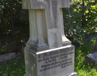 Grobowiec Heleny Tomaszek, cmentarz ewangelicki w Ligotce Kameralnej