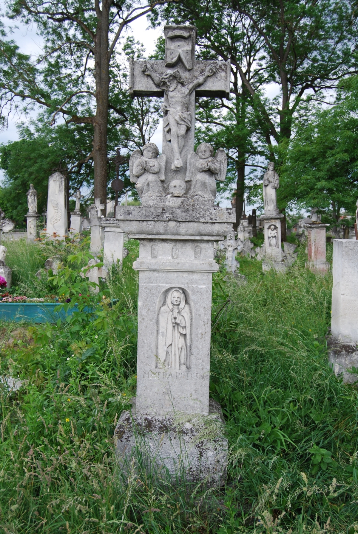 Tombstone of N.N., Zbarazh cemetery, state of 2018