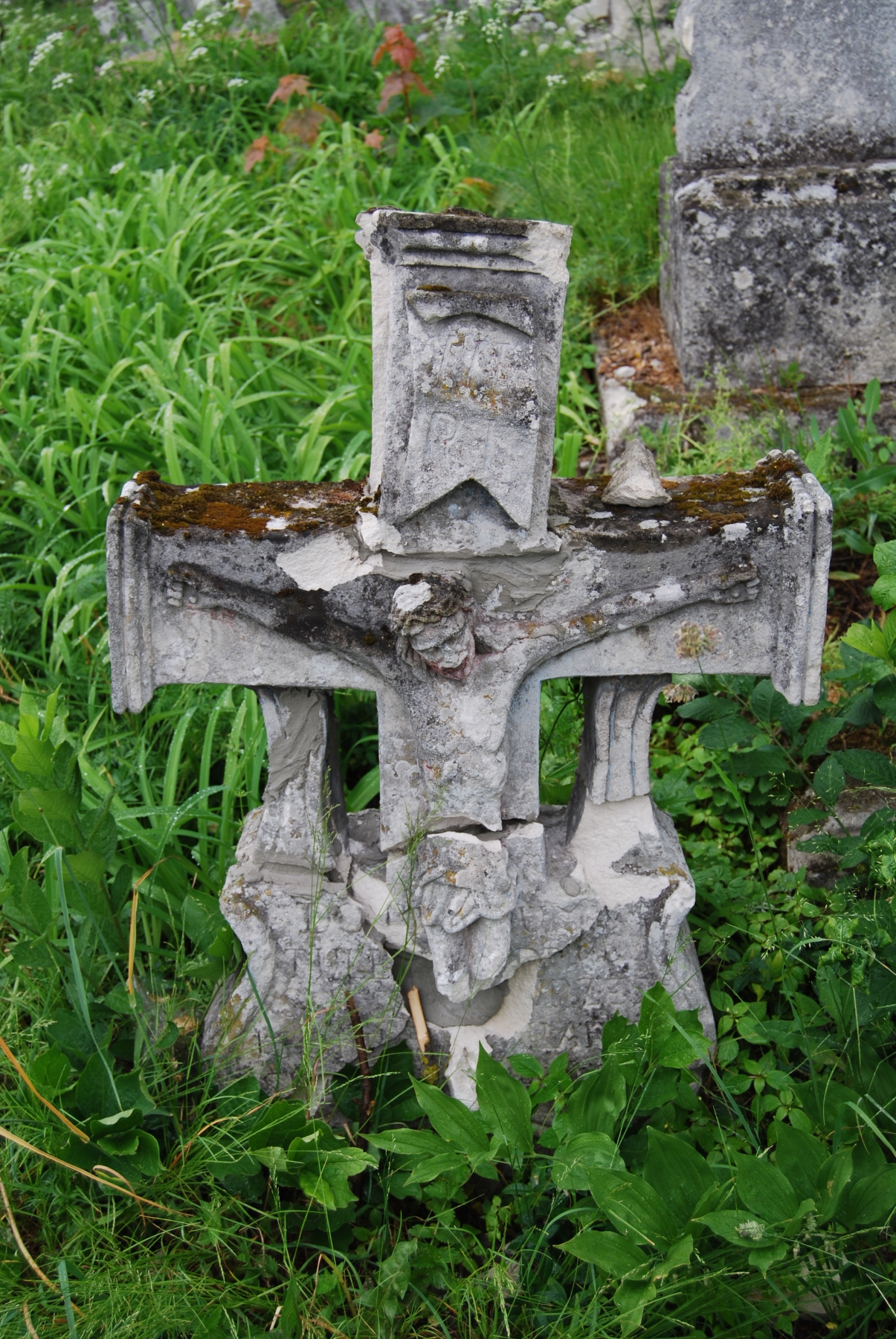 Tombstone of Simon N.N., Zbarazh cemetery, state of 2018