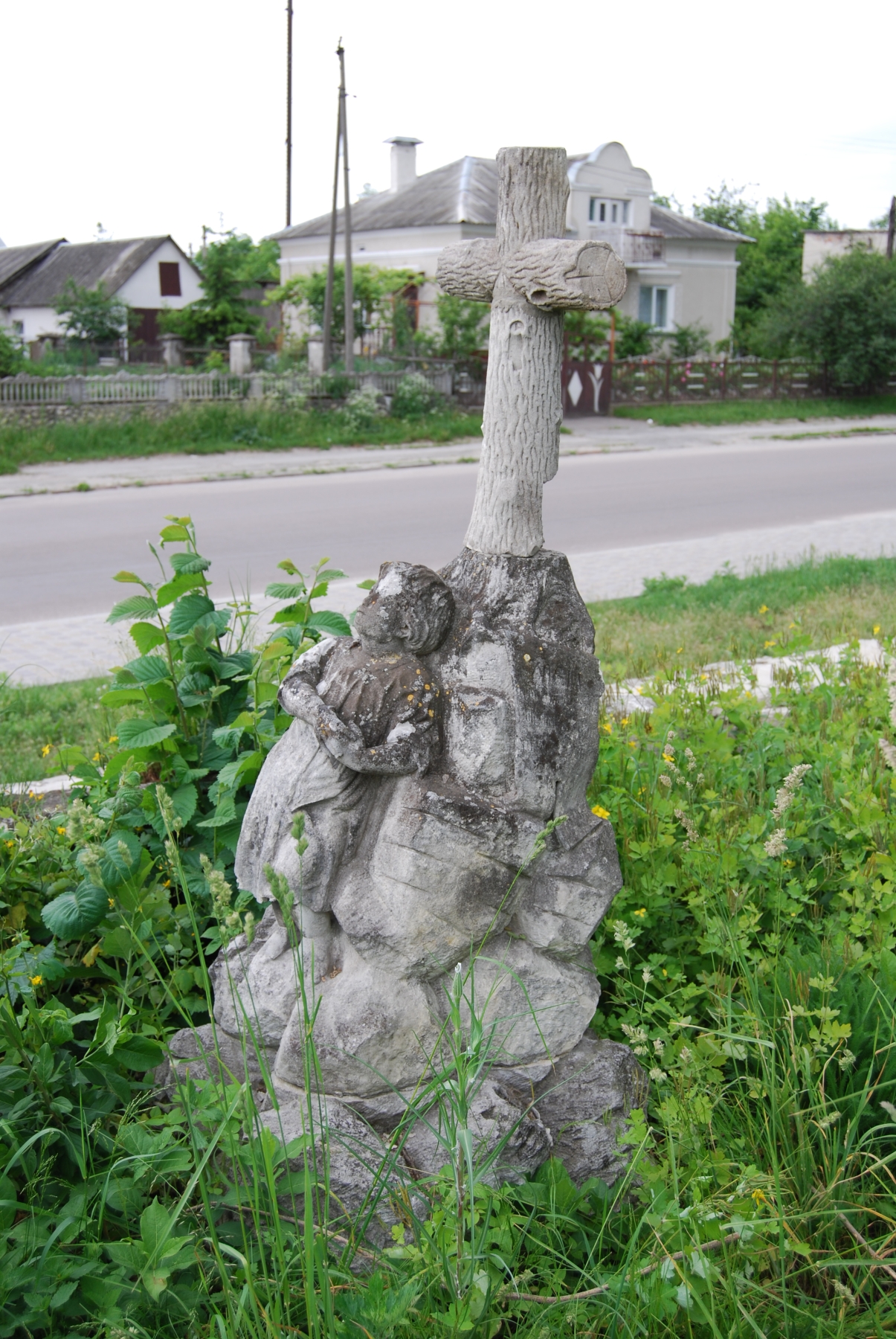 Tombstone of Zofia Nesvizhskaya, Zbarazh cemetery, state of 2018