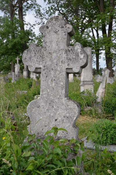 Tombstone of Paulina Wytpykusz, Zbarazh cemetery, as of 2018