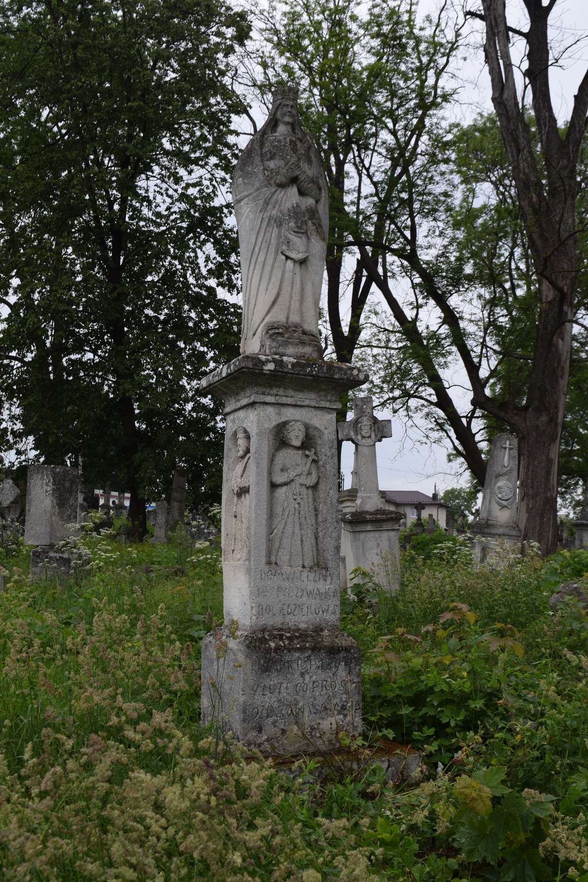 Tombstone of Karol Jedzienowski, Zbarazh cemetery, state of 2018