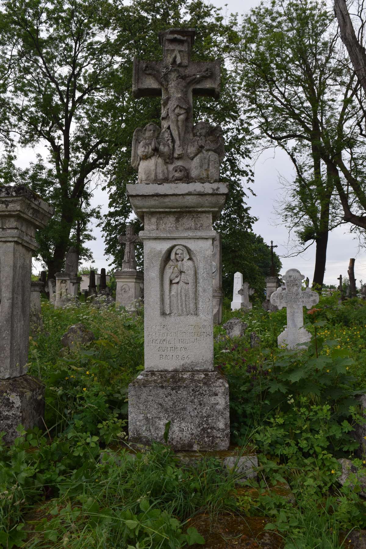 Pomnik Wotywny, cmentarz w Zbarażu, stan z 2018