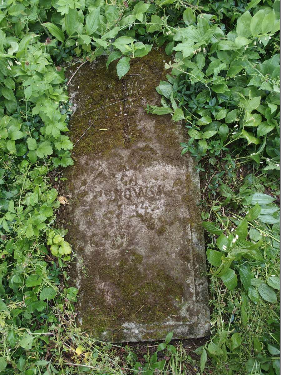 Tombstone of N.N, Zbarazh cemetery, as of 2018.