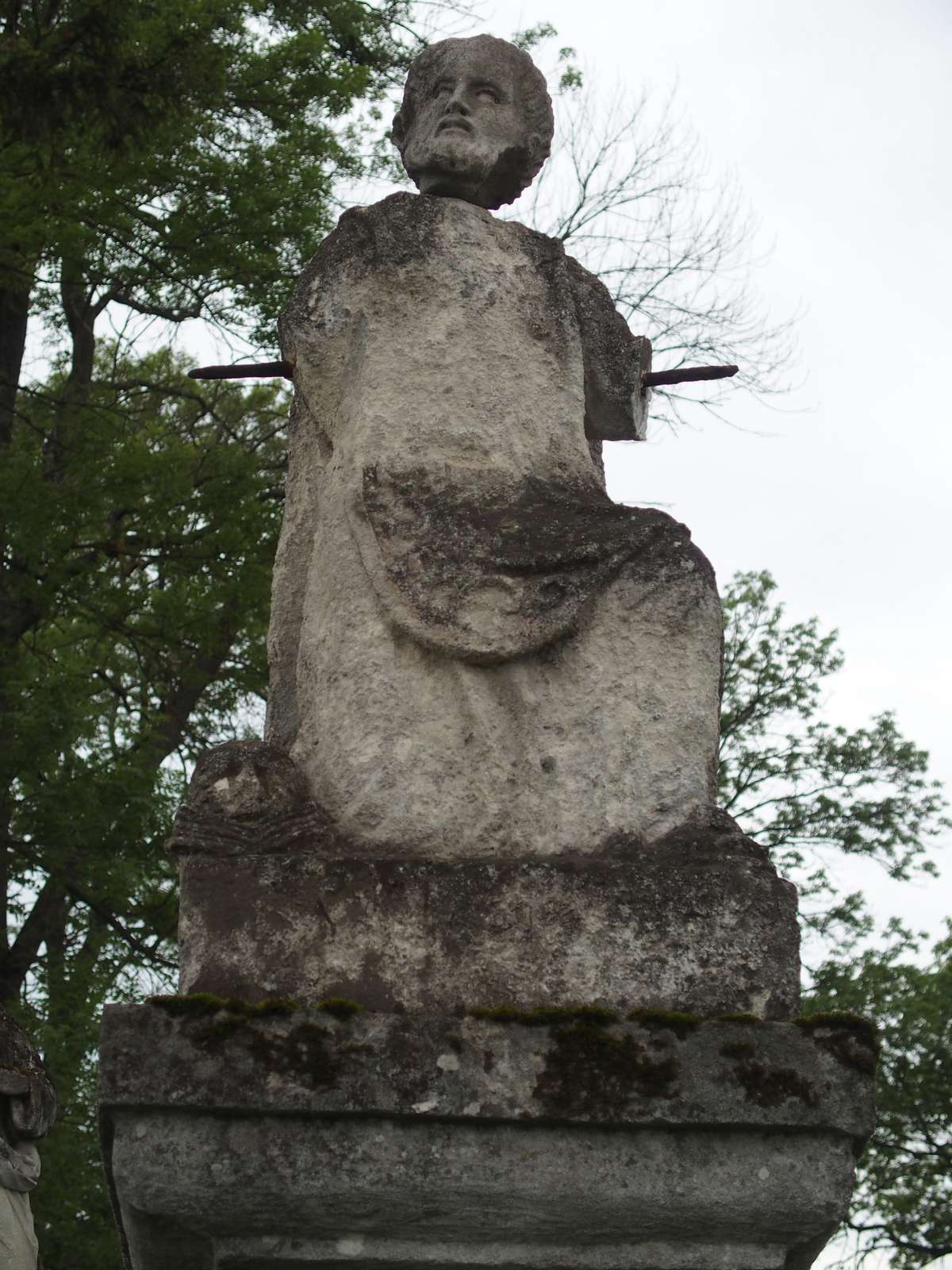 Tombstone of Rozalia N.N., Zbarazh cemetery, as of 2018.