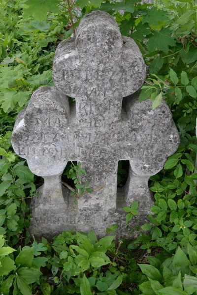 Tombstone of Maciej Dziedzic, Zbarazh cemetery, as of 2018